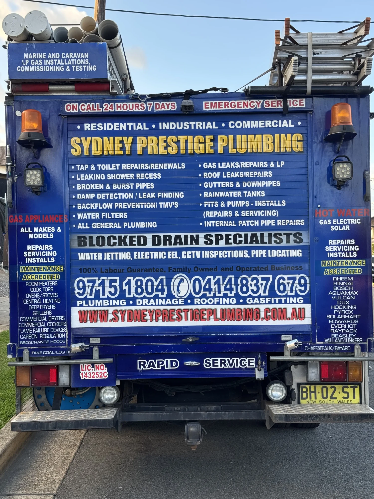 Truck backside picture