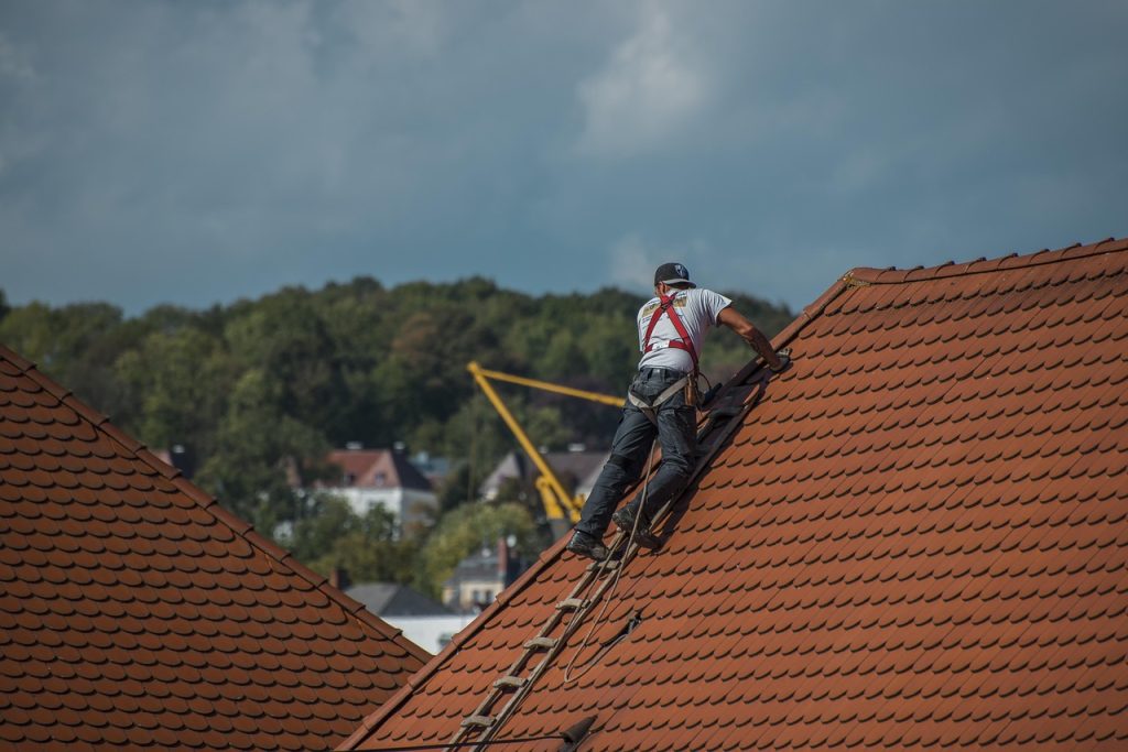 Roof tiles repair in Hunters Hill
